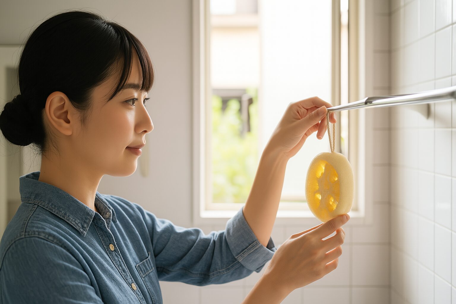 たわしが黒い変色をする原因と対策