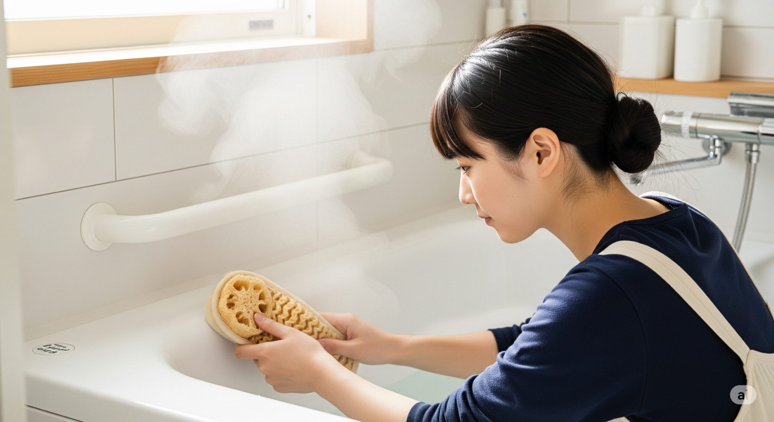 ヘチマたわしの自作と風呂掃除への応用