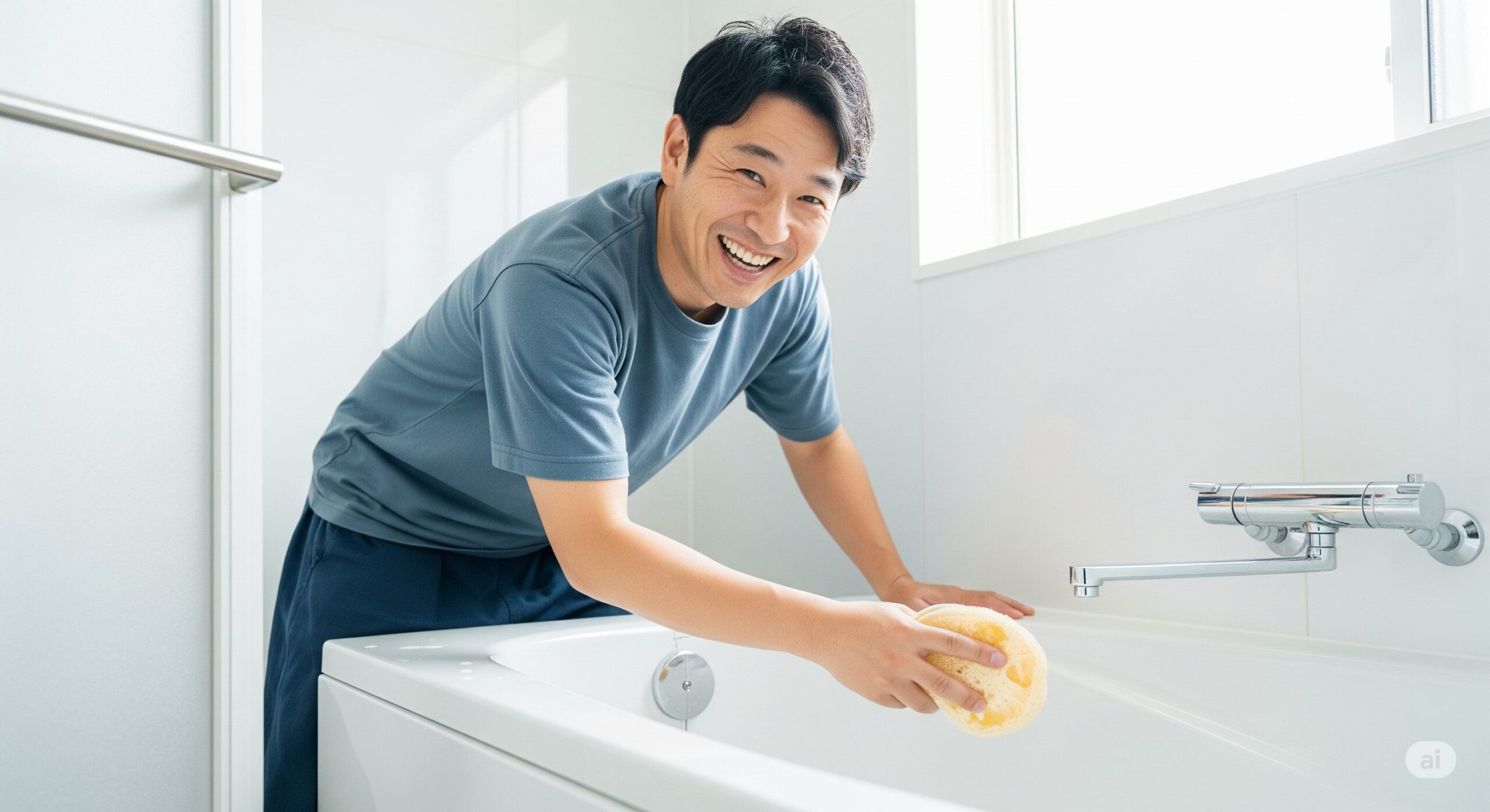 ヘチマたわしで始める快適な風呂掃除