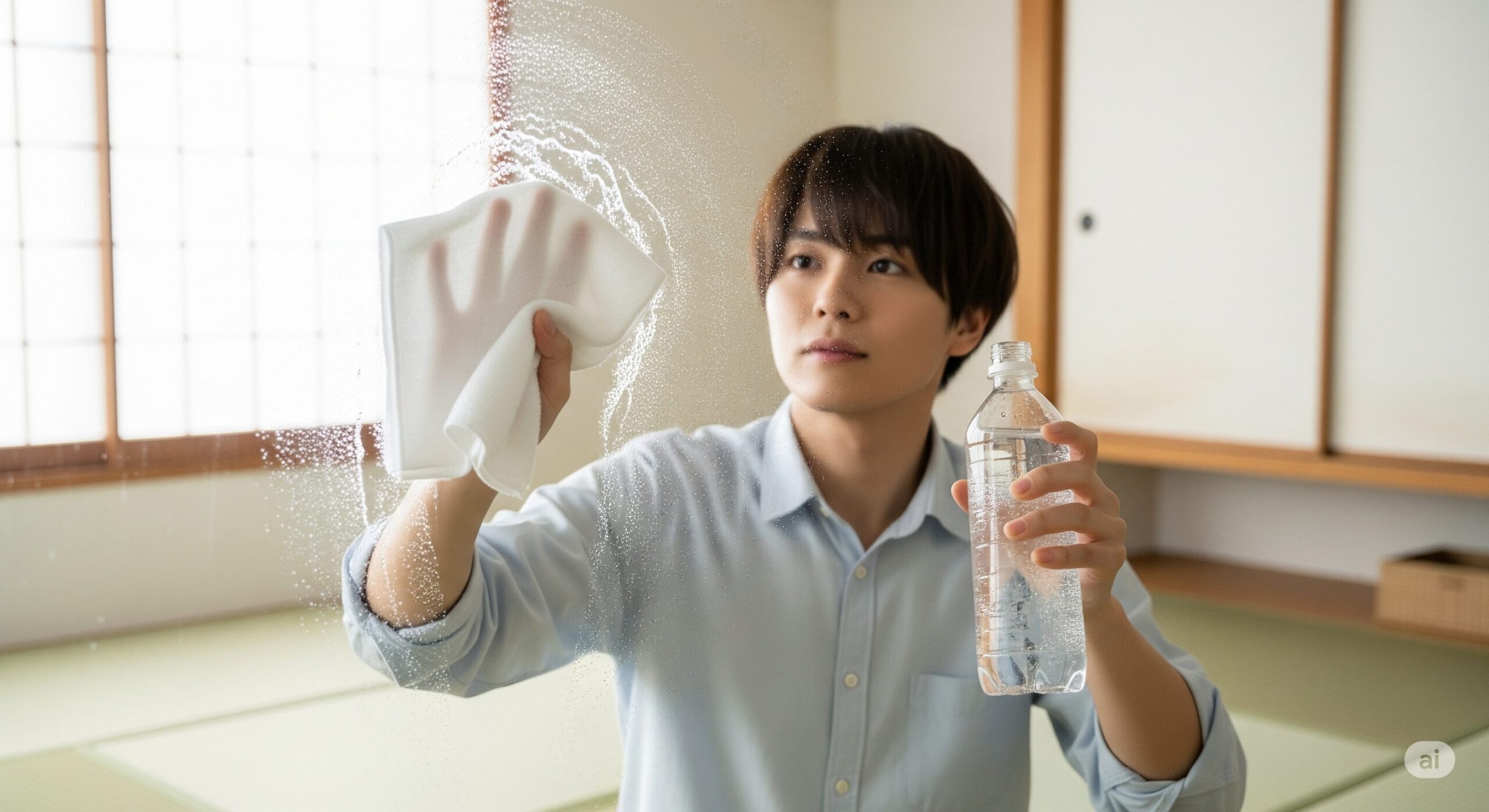 軽い汚れ落としに役立つ炭酸水