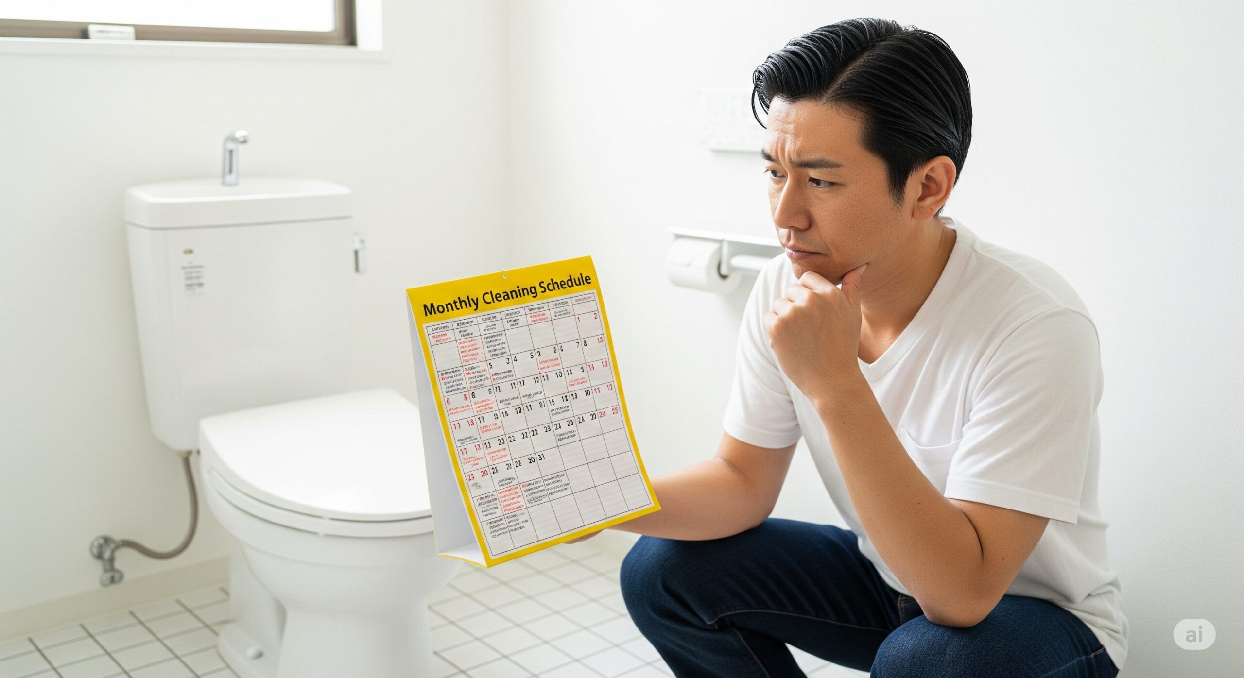 トイレ掃除の頻度、一人暮らしの最適解は？