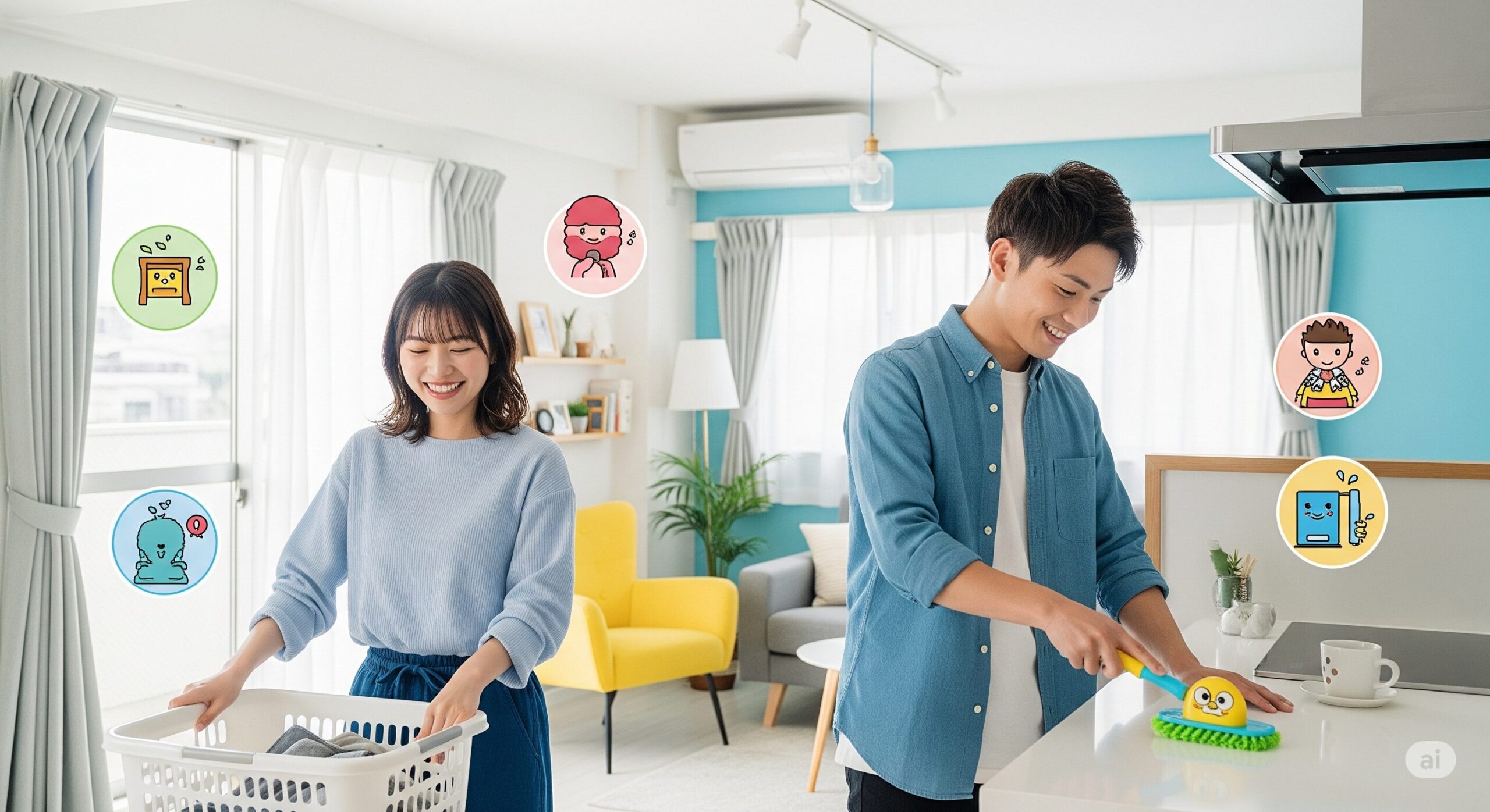 同棲カップルも楽しくなる当番表のアイデア