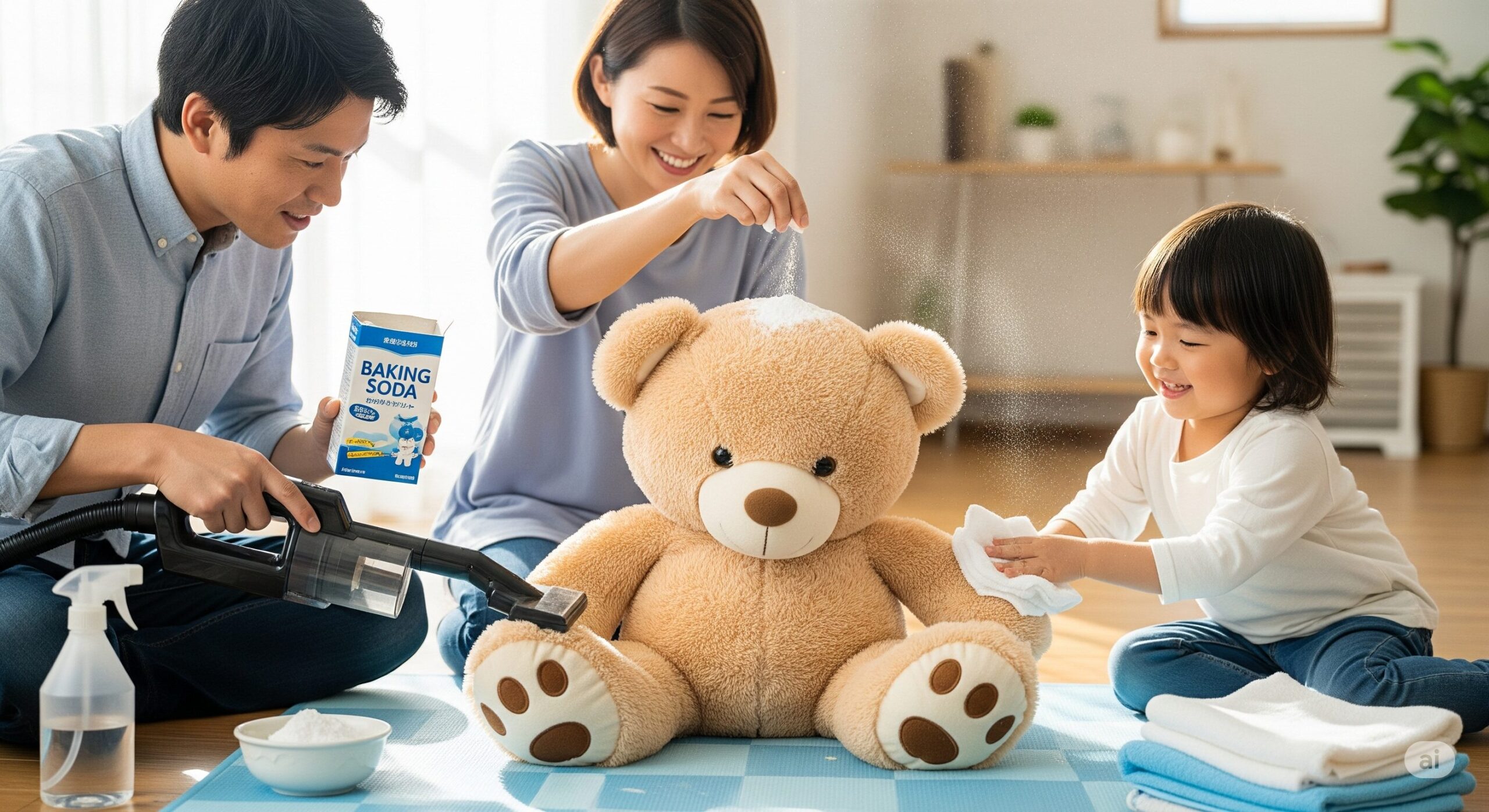 ぬいぐるみ掃除に重曹！失敗しない洗濯＆臭い取り完全ガイド