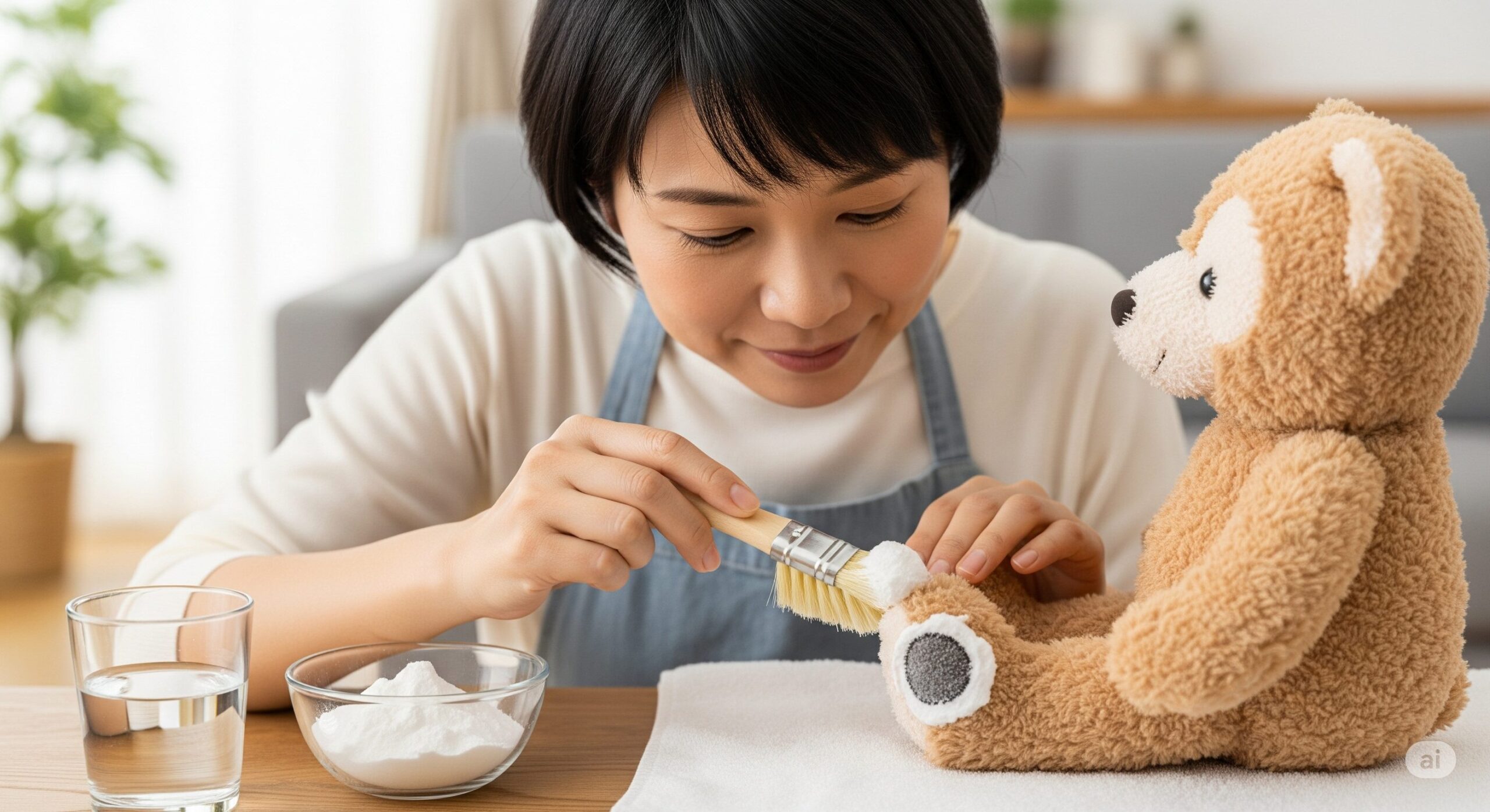 応用編！ぬいぐるみ掃除で重曹を使いこなす