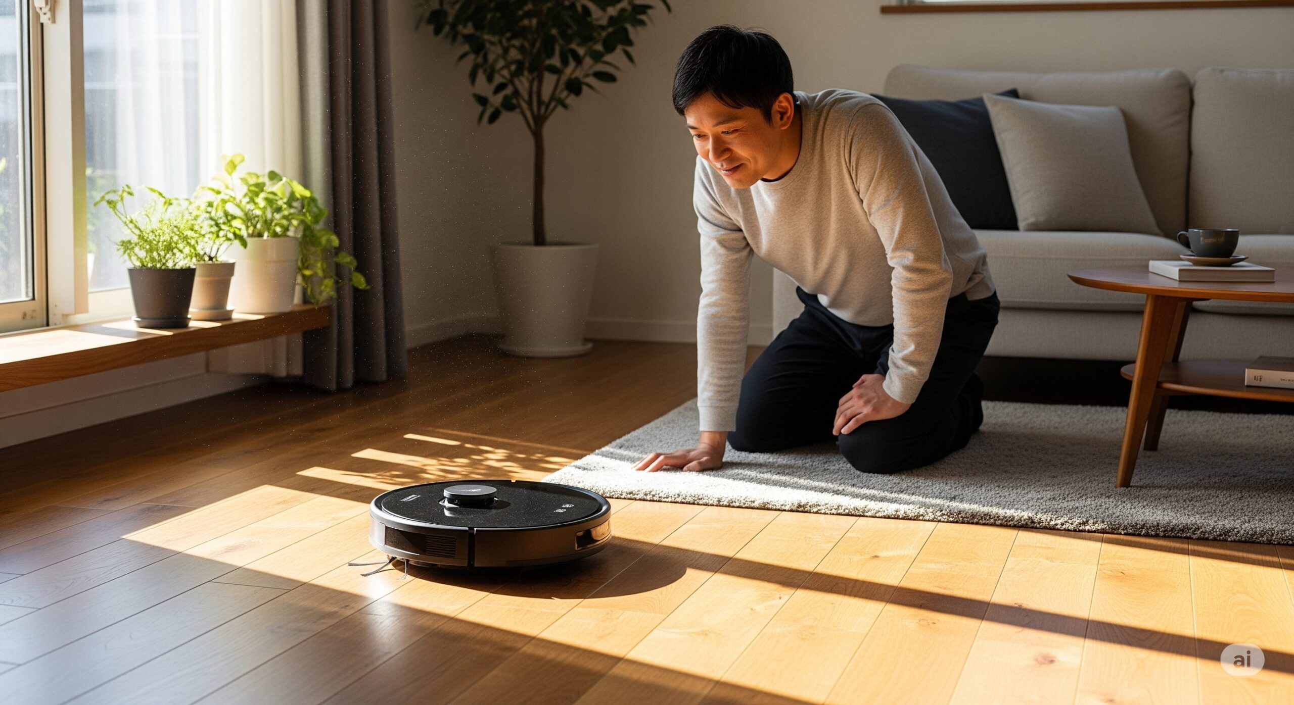 無垢床でロボット掃除機を使う基本と注意点